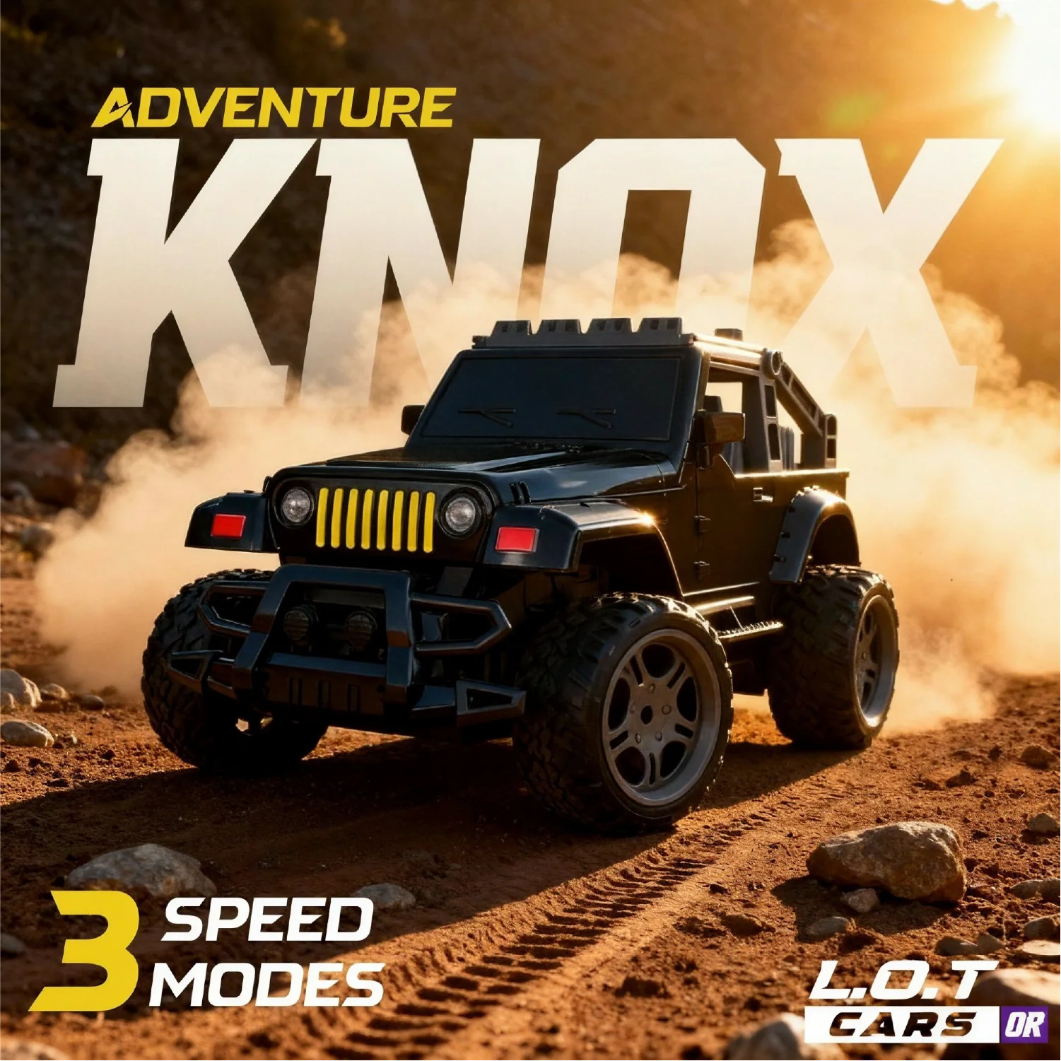 Knox - Semi-Hobby Grade Off Road Remote Control Jeep and RC Truck