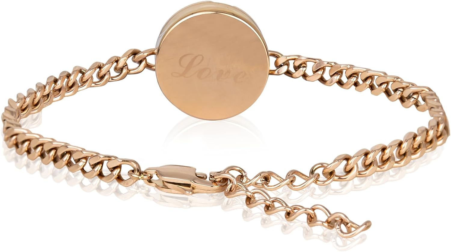 Dacida Long Distance Touch Bracelets,Couples Bracelets, Remote Smart Matching Couples Bracelet for Couples Suitable for Long Distance Relationship Girlfriend Boyfriend Passing on Love and Miss Gifts