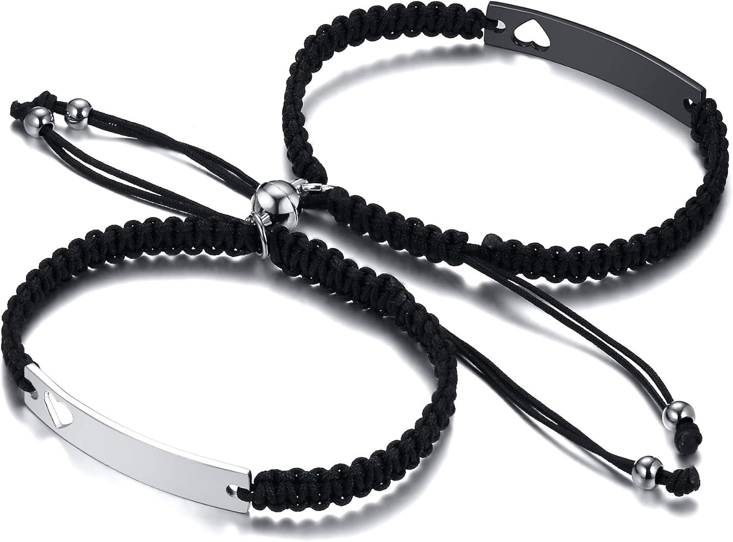 Dacida Matching Couples Bracelets for Women Men Long Distance Bracelets for Couples His Hers Bracelets Relationship Bracelets Anniversary Christmas Birthday Gifts