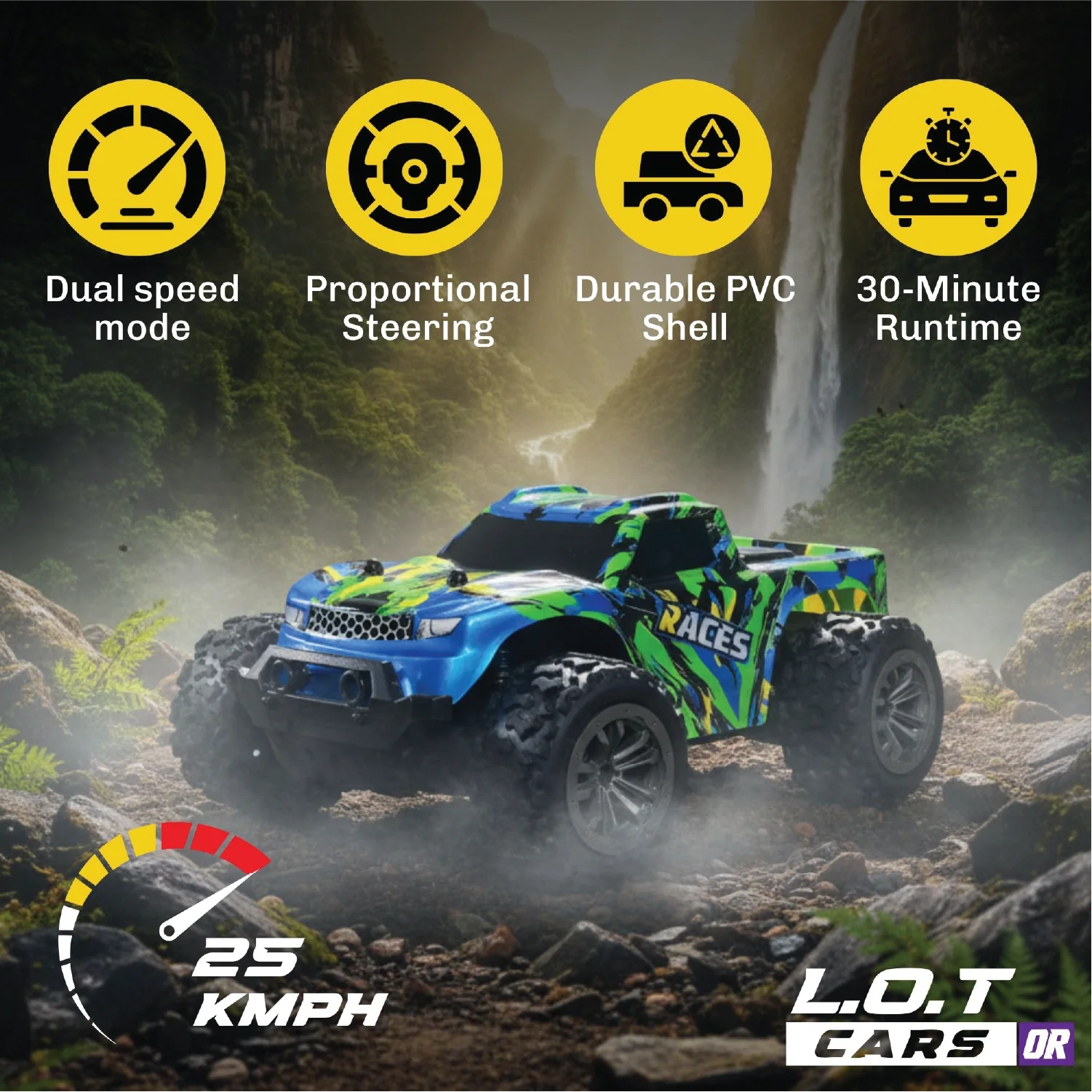 Bumble - Off Road Remote Control Car with Lights