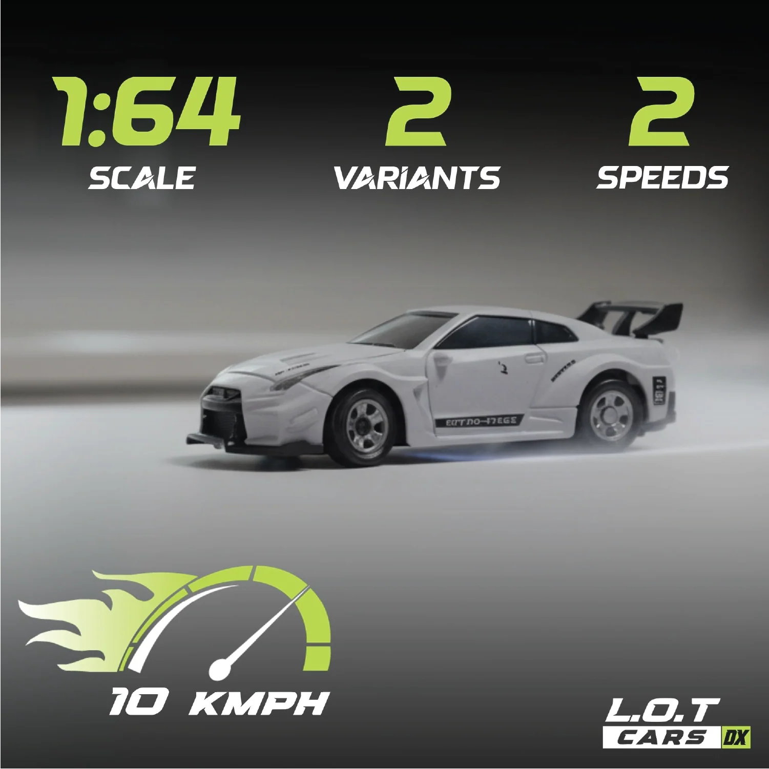 Nitro - 1:64 Scale Mini RC Drift Car