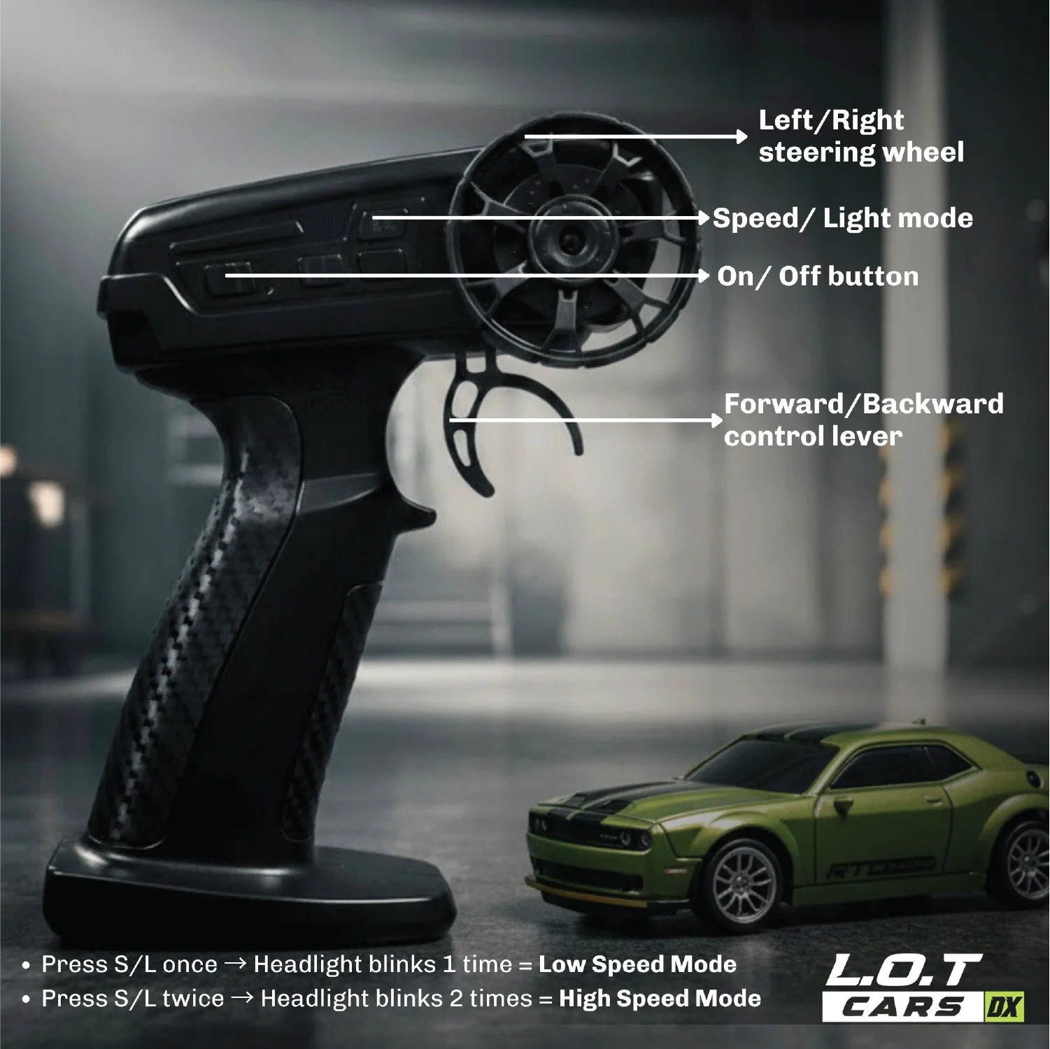 Nitro - 1:64 Scale Mini RC Drift Car