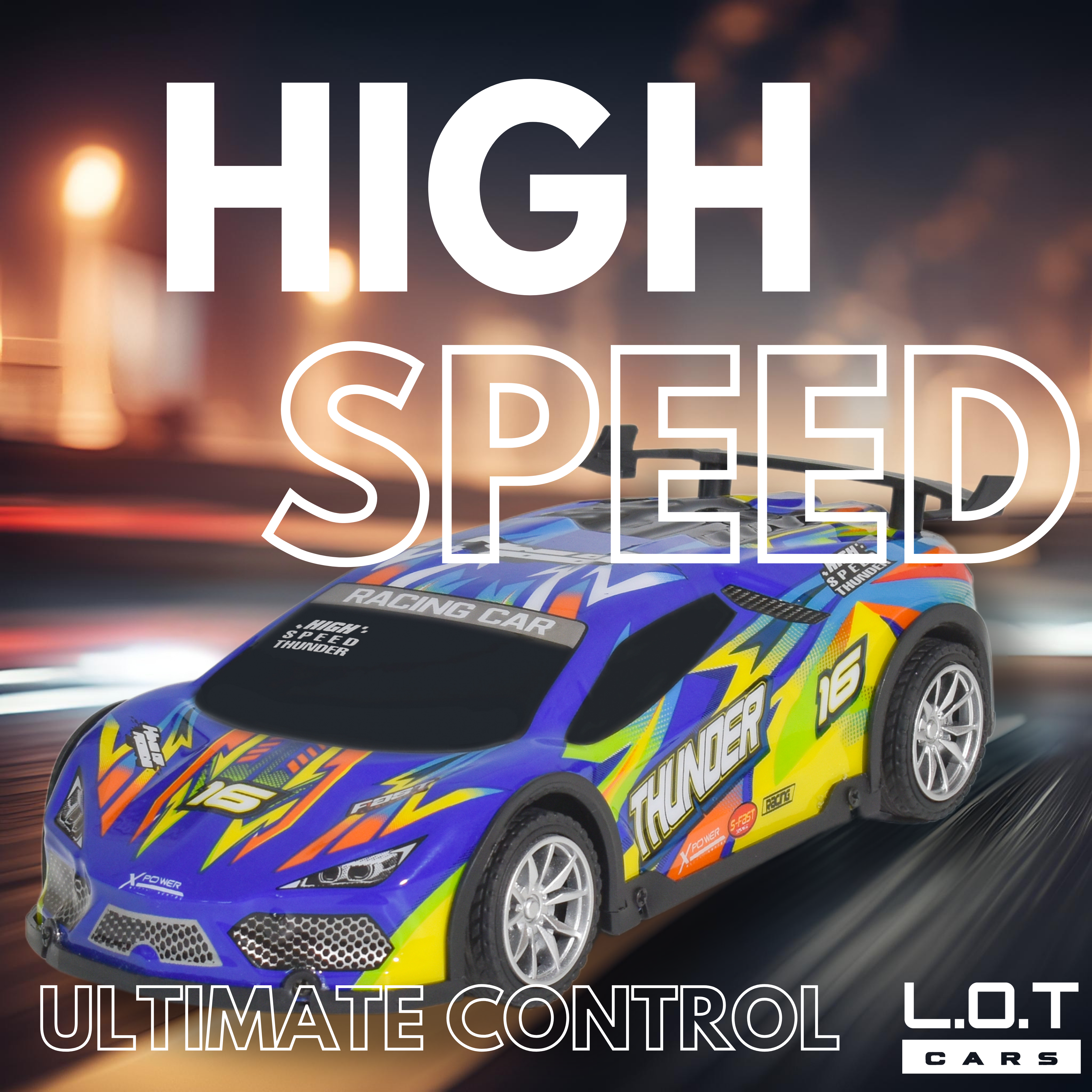 Thunder - Remote Control Race Car with Lights