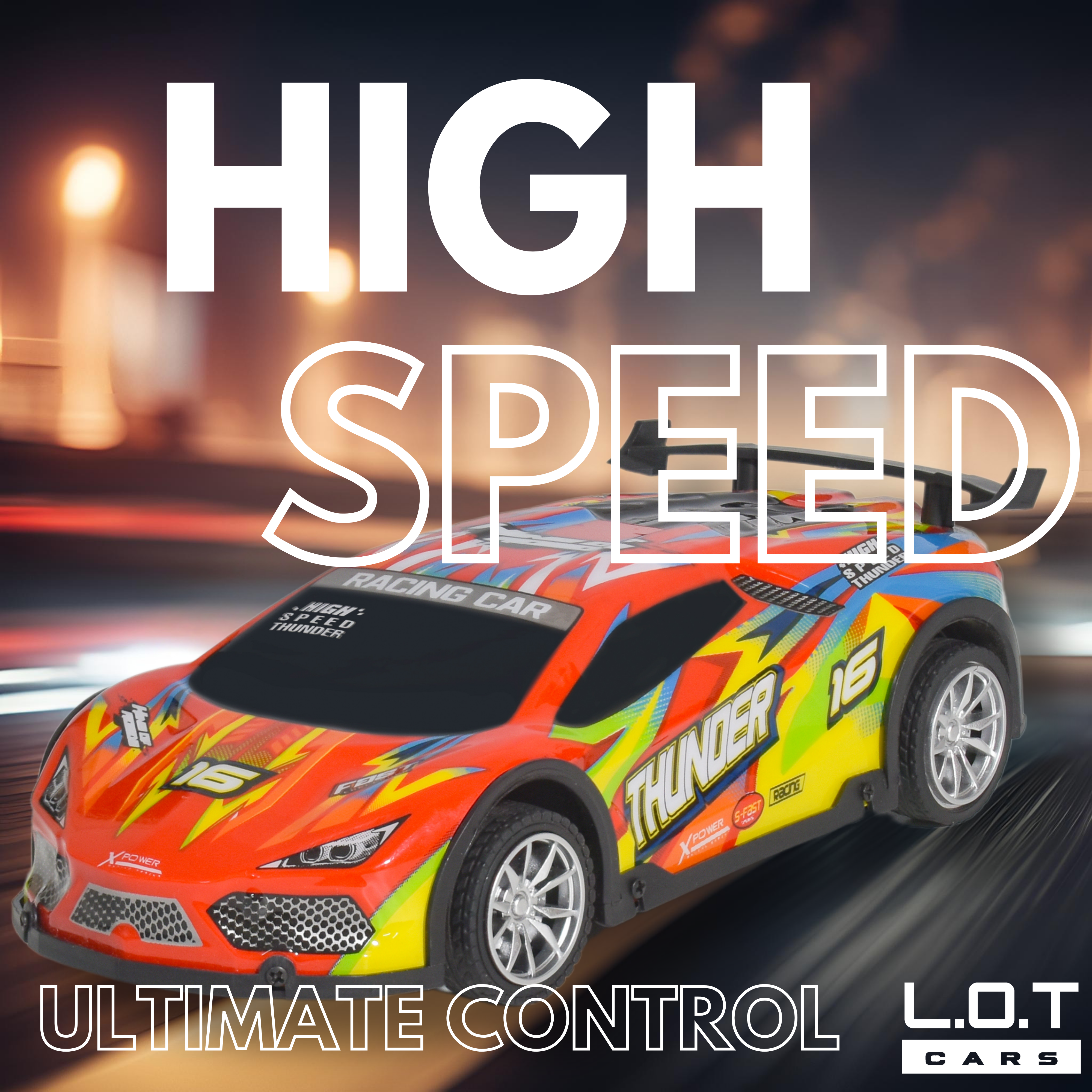 Thunder - Remote Control Race Car with Lights