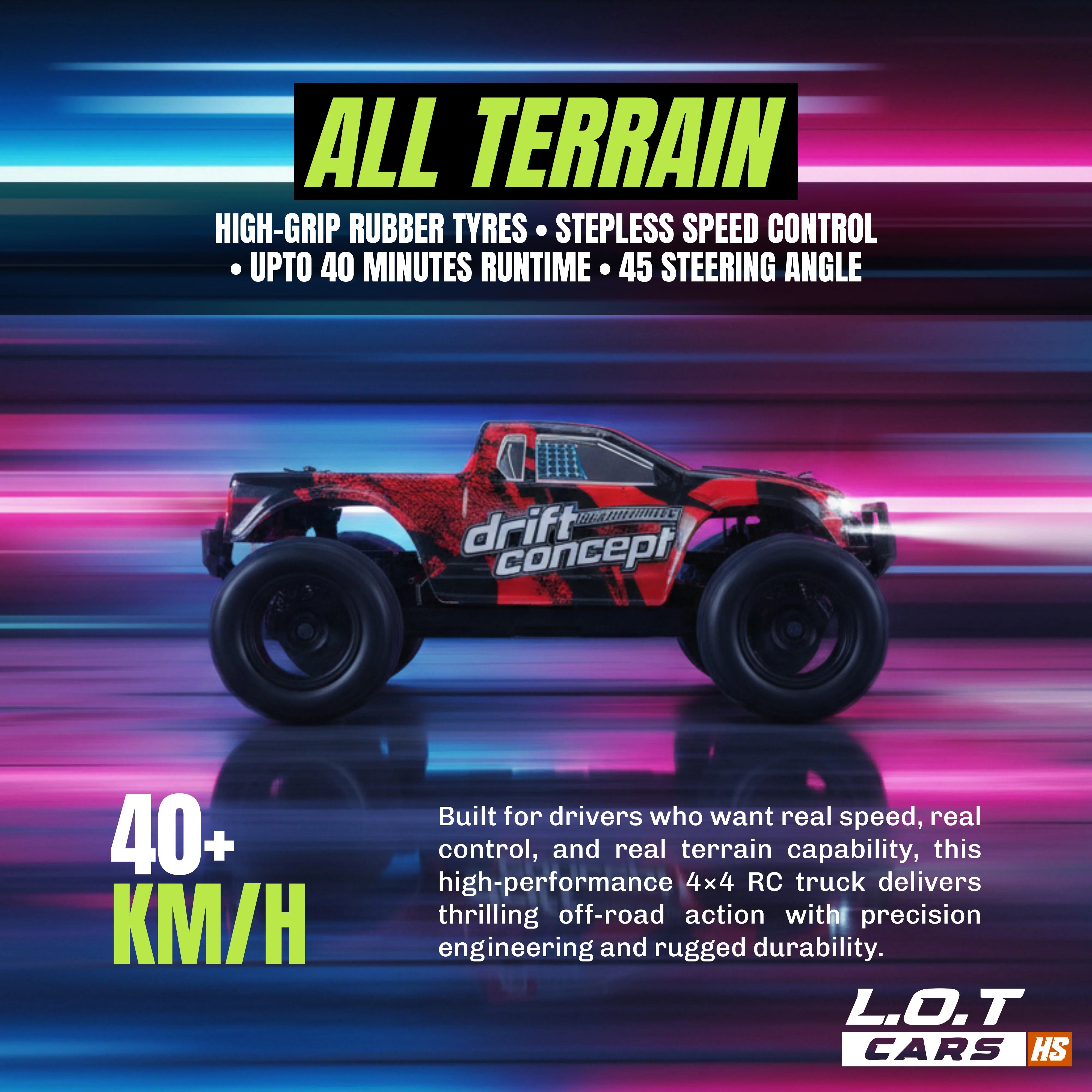 Apex - High Speed Hobby Grade RC Car