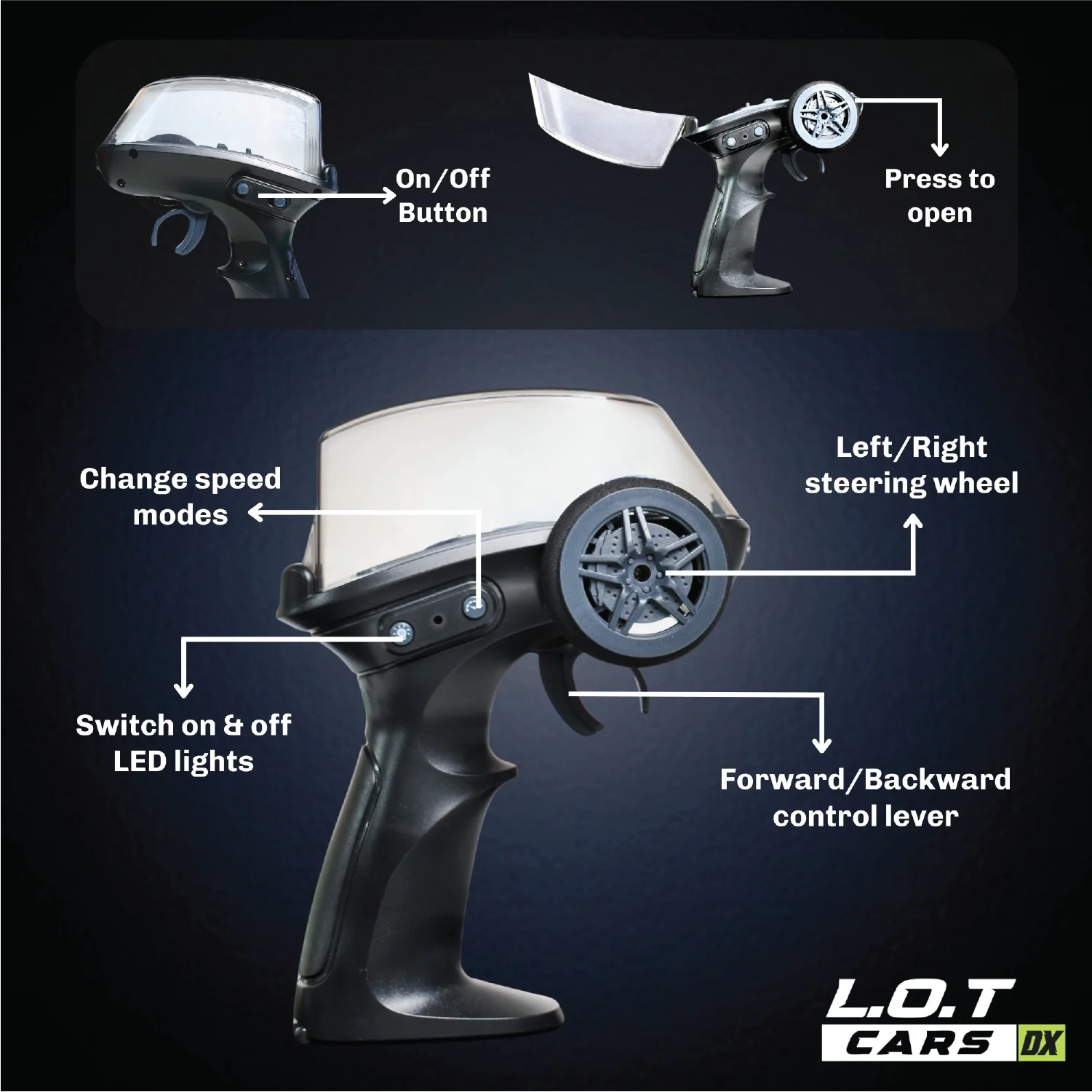 Dash - 1:64 Scale Mini RC Drift Car