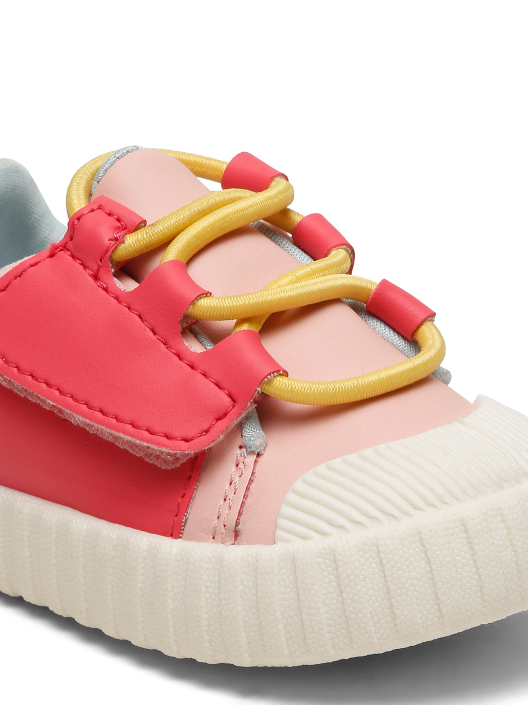 POCO Toddlers' Comfortable & LightWeight Lace-Free Sneakers- Pink (Girls)