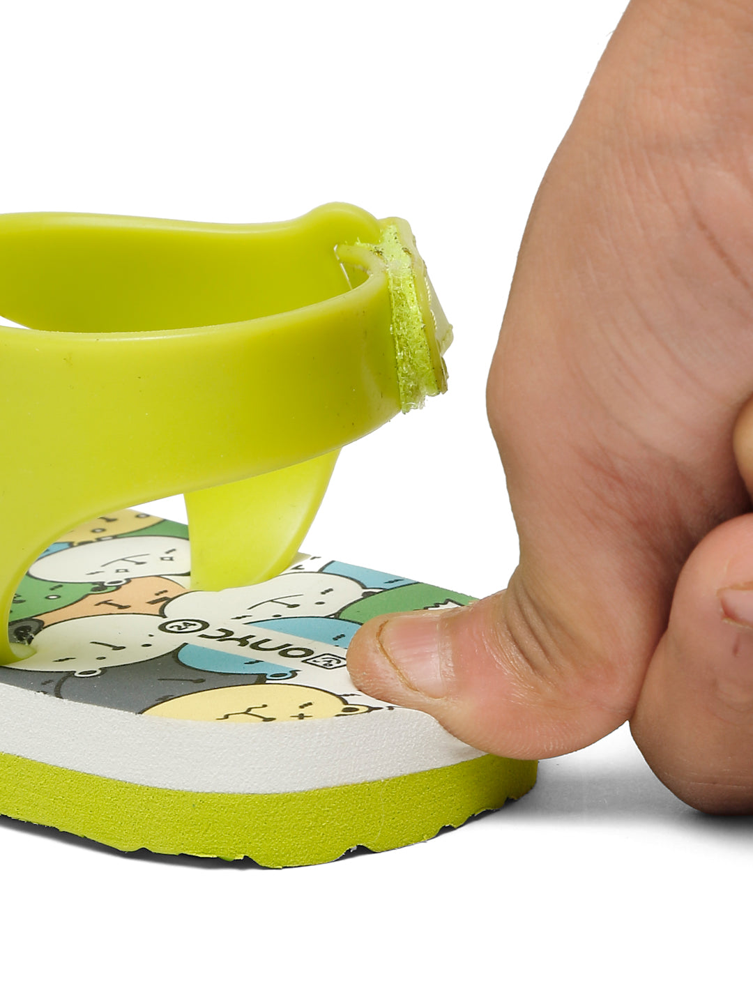 Premium Pumpkin Candy Flip-flops - Lime Green (Boys)