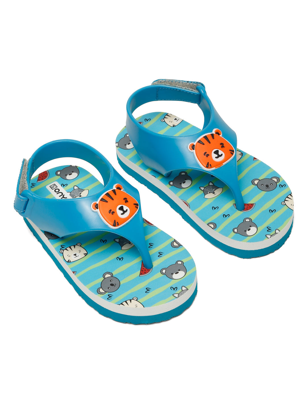 Premium Tiger Candy Flip-flops -  Sky Blue (Boys)