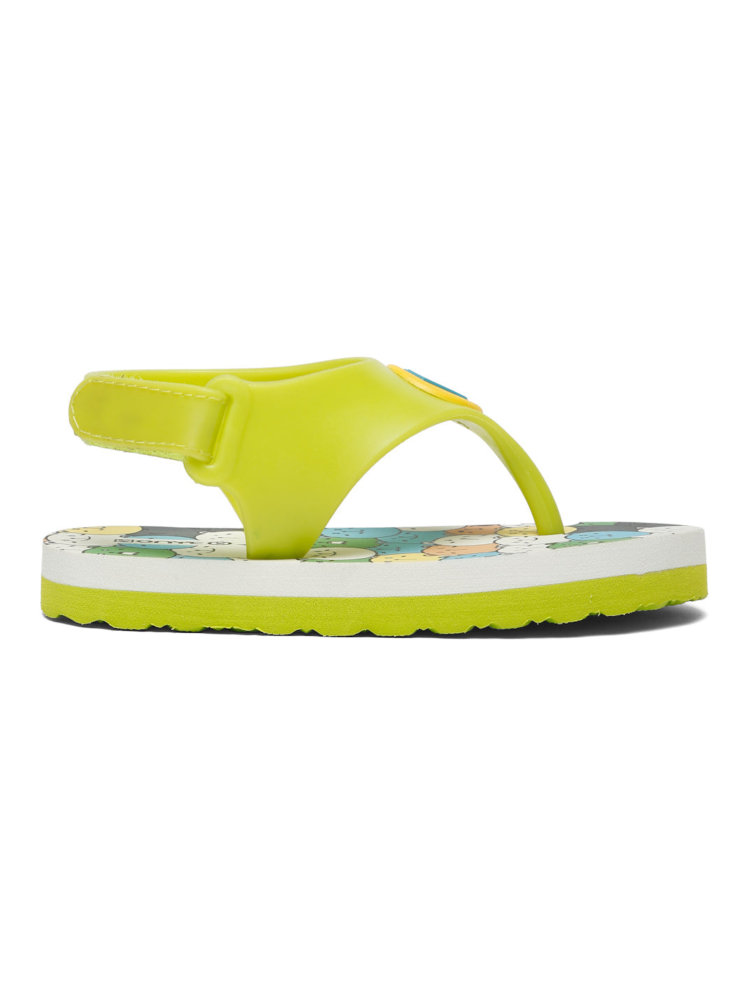 Premium Pumpkin Candy Flip-flops - Lime Green (Boys)