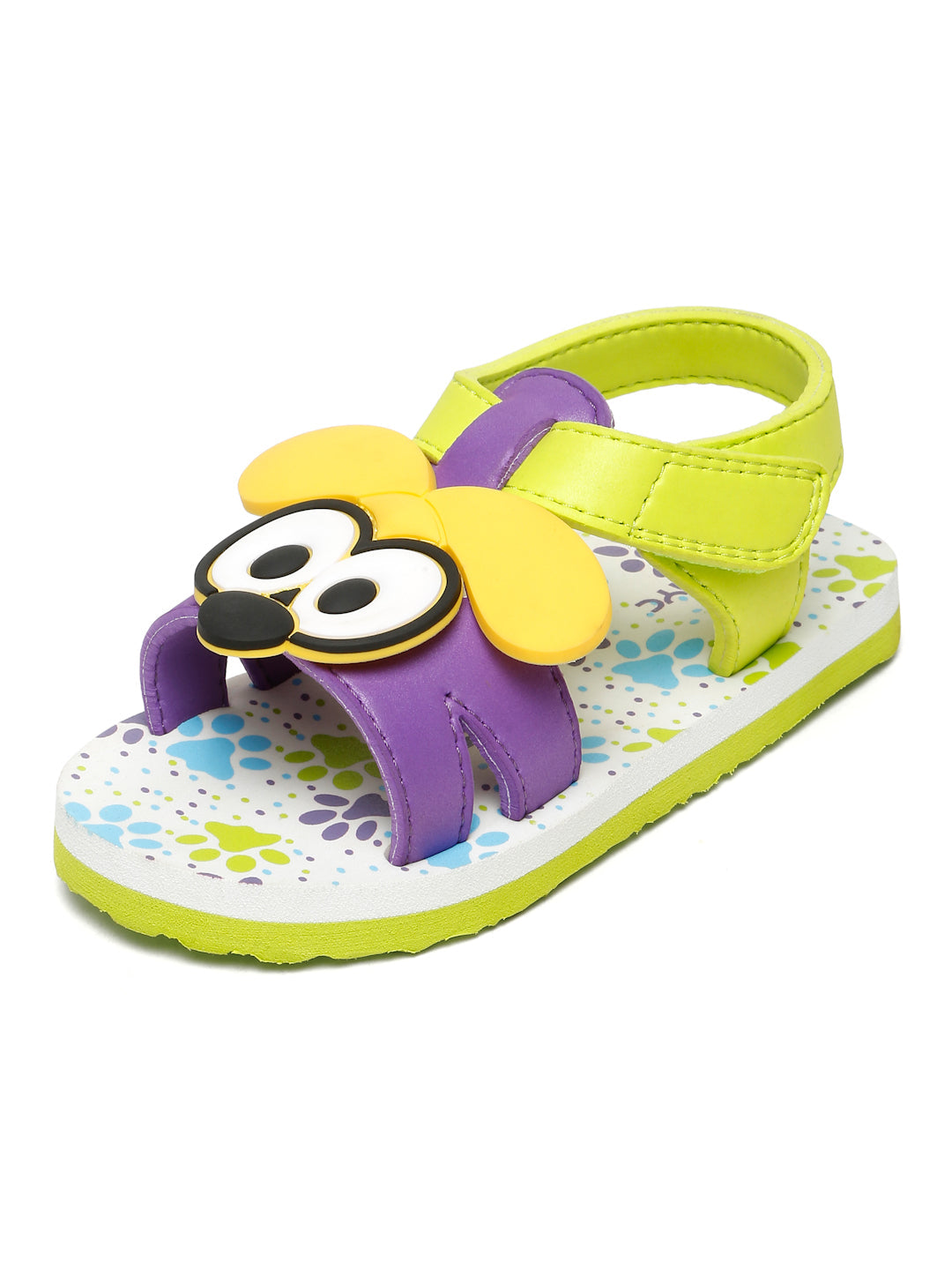 Premium Puppy Artistic Sandals - Lime Green (Unisex)