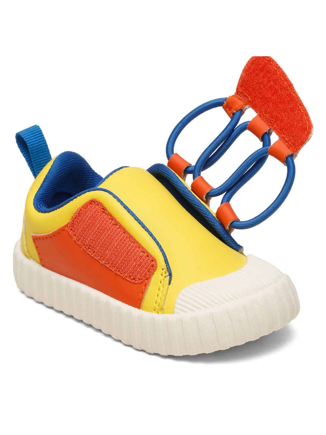 POCO Toddlers' Comfortable & LightWeight Lace-Free Sneakers - Yellow (Boys)