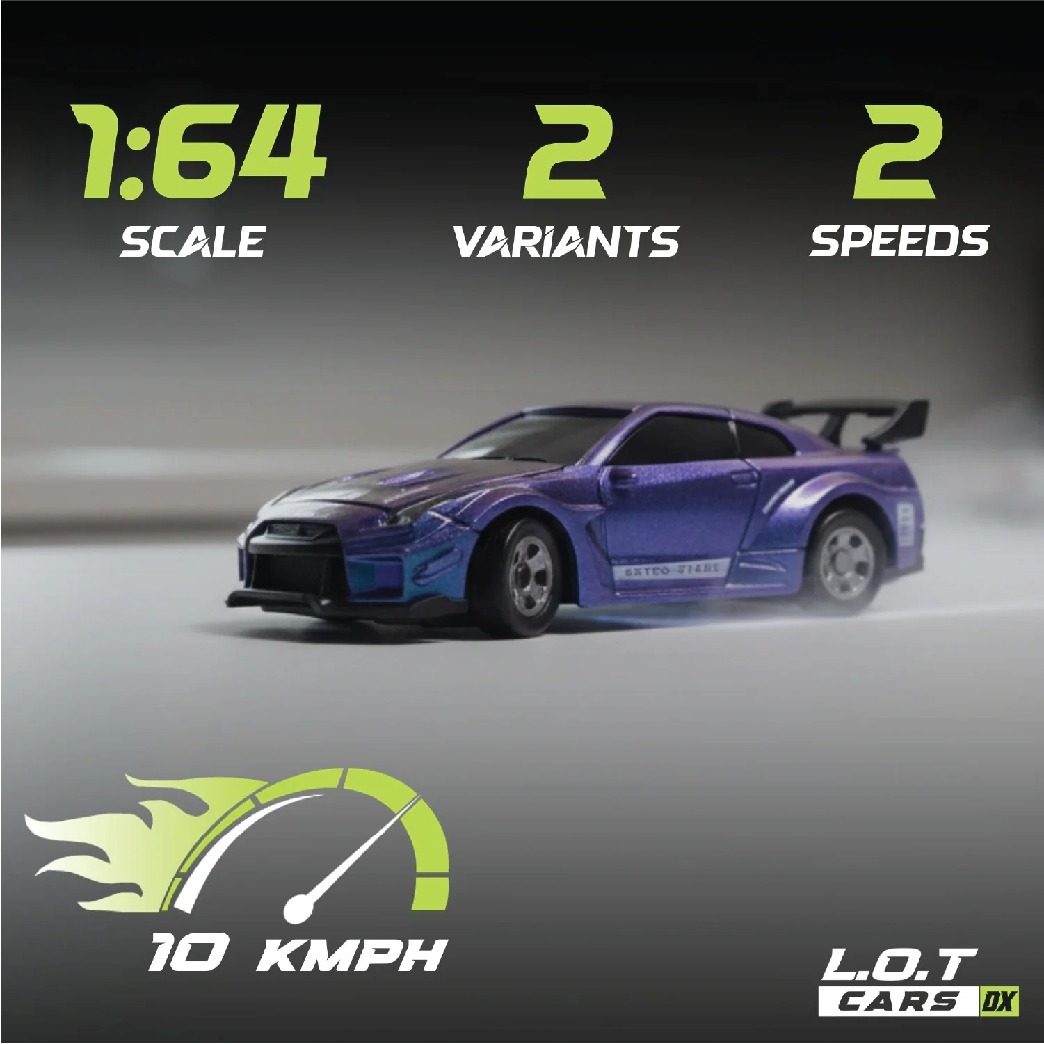 Nitro - 1:64 Scale Mini RC Drift Car