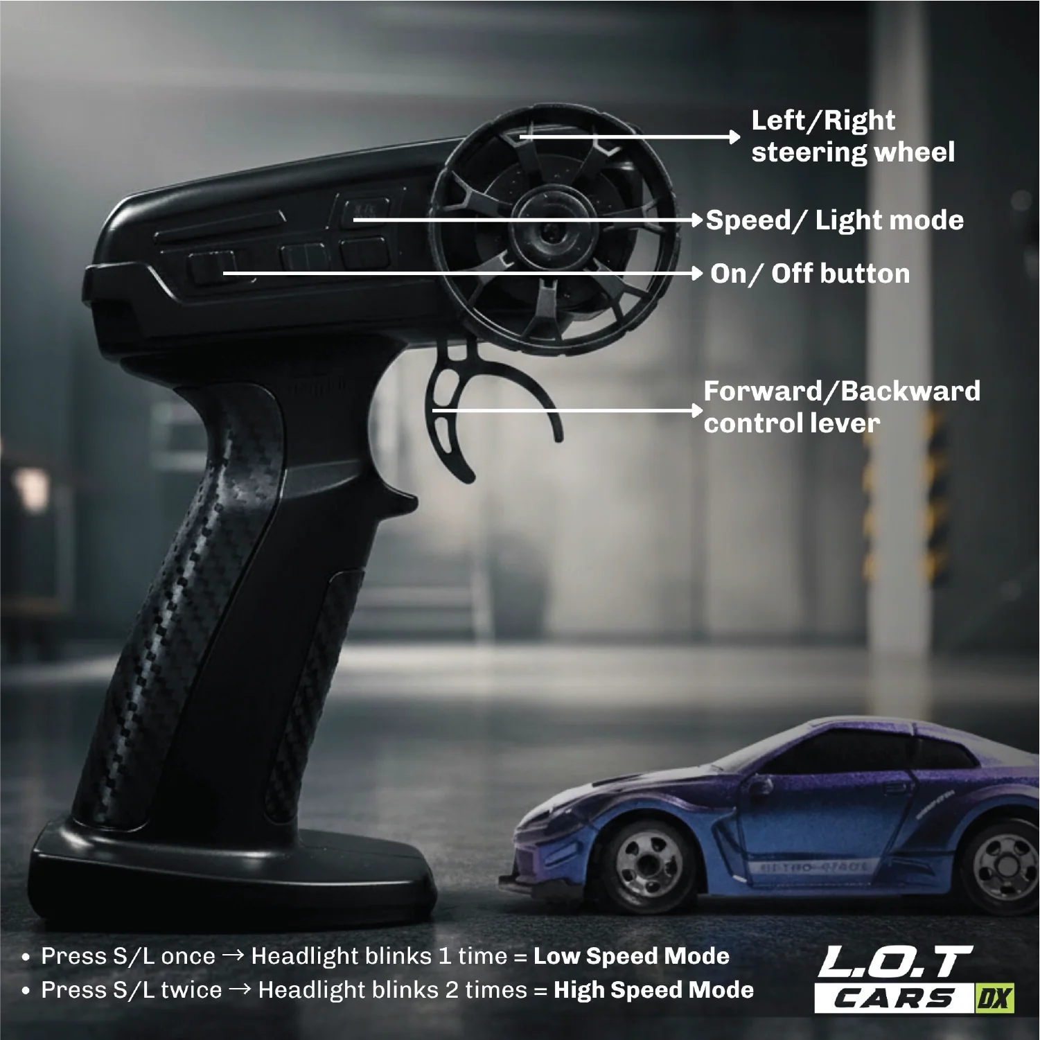 Nitro - 1:64 Scale Mini RC Drift Car