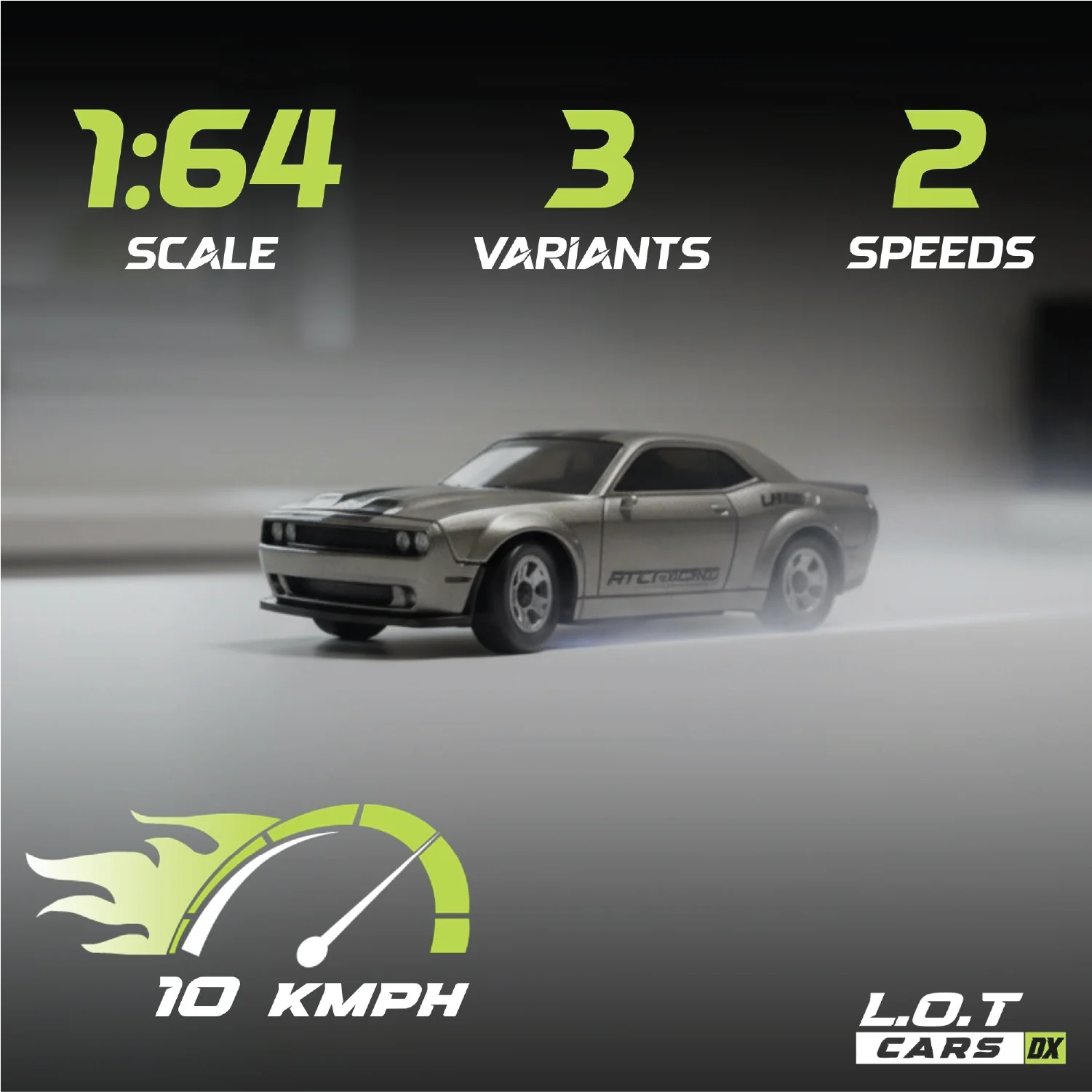 Nitro - 1:64 Scale Mini RC Drift Car