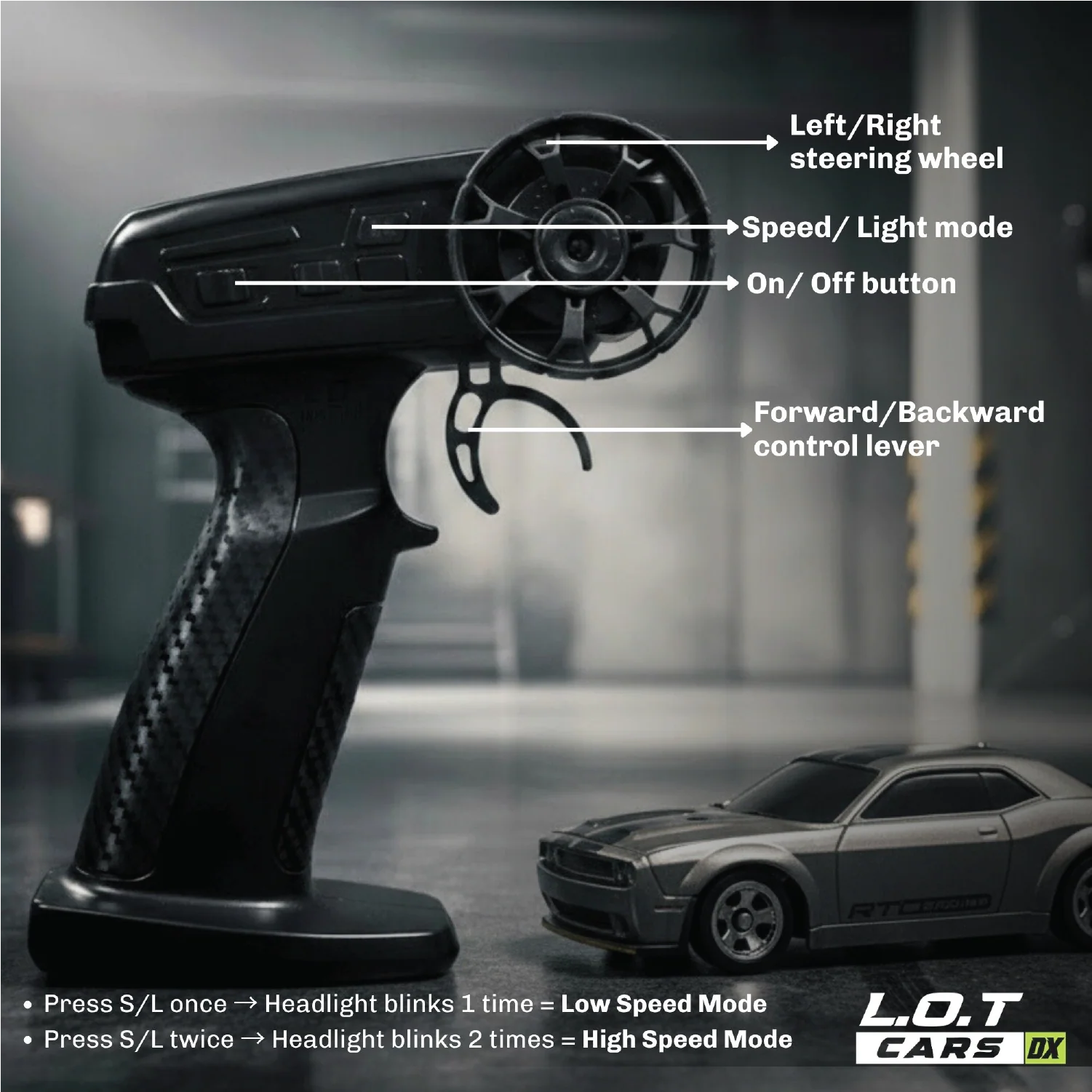 Nitro - 1:64 Scale Mini RC Drift Car