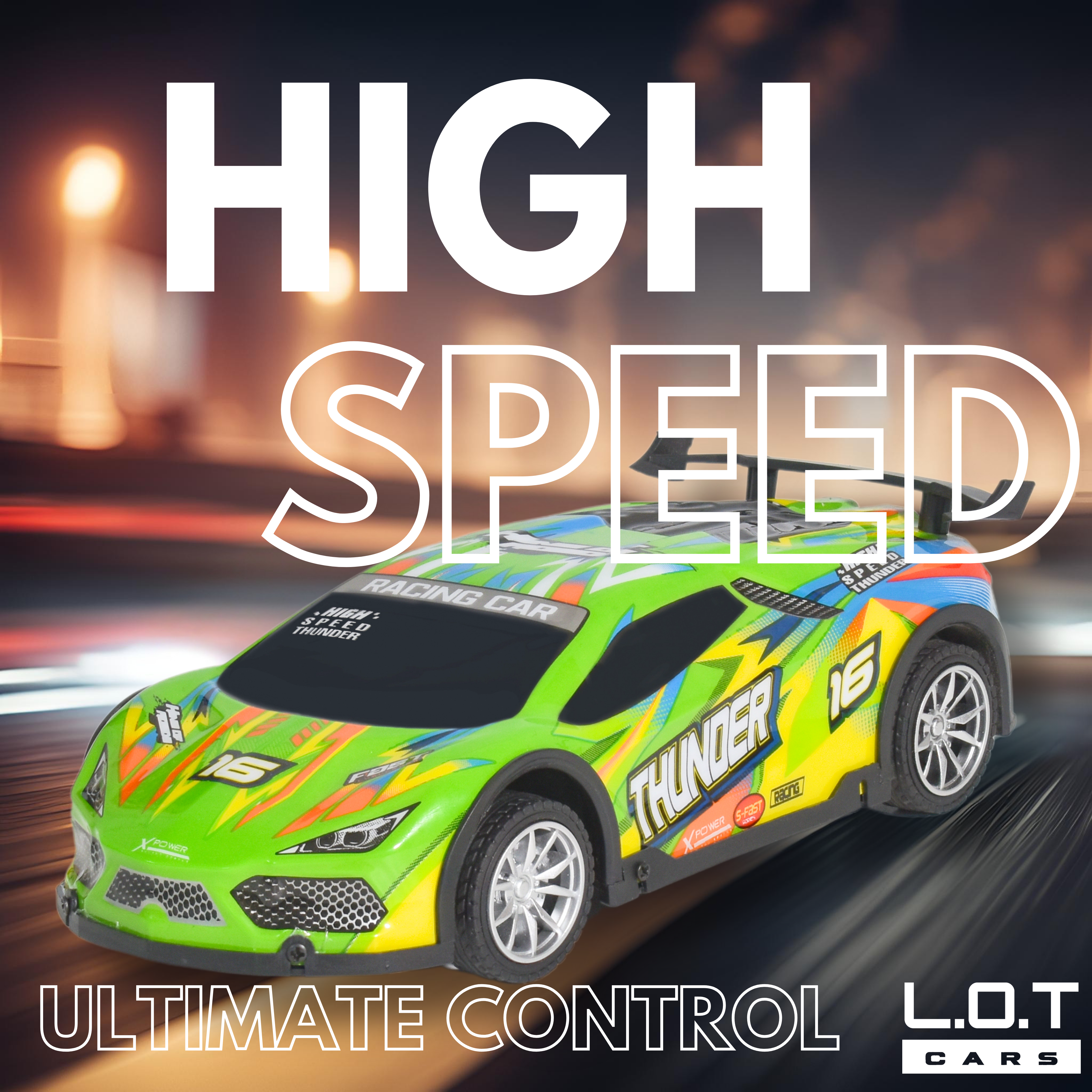 Thunder - Remote Control Race Car with Lights